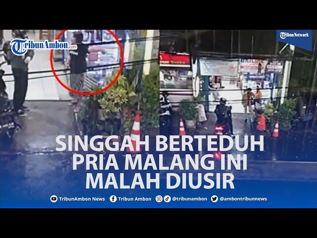 HANYA Singgah Berteduh, Pria Ini malah Diusir Emak-emak Pemilik Toko