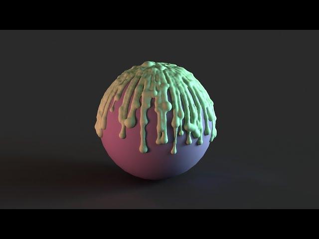 Wax Drip - Particle Flow Tutorial