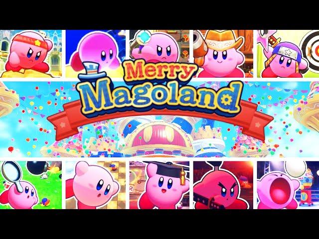 Kirby's Return to Dream Land Deluxe - All Minigames (Hardest Difficulty - Merry Magoland)