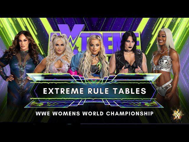 Rhea Ripley VS Liv Morgan VS Jade Cargill VS Tiffany Stratton VS Nia Jax WWE Extreme Rules Champions