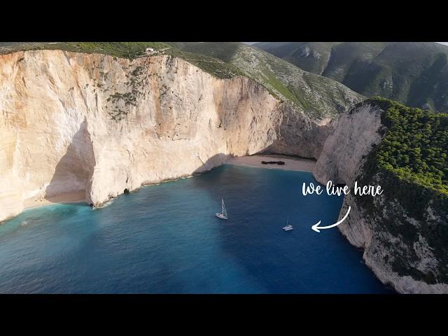 Freeing our stuck anchor & Family Sailing the Ionian Sea - E48