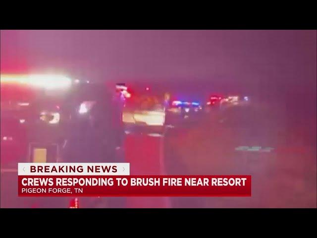 Crews respond to fire in Pigeon Forge