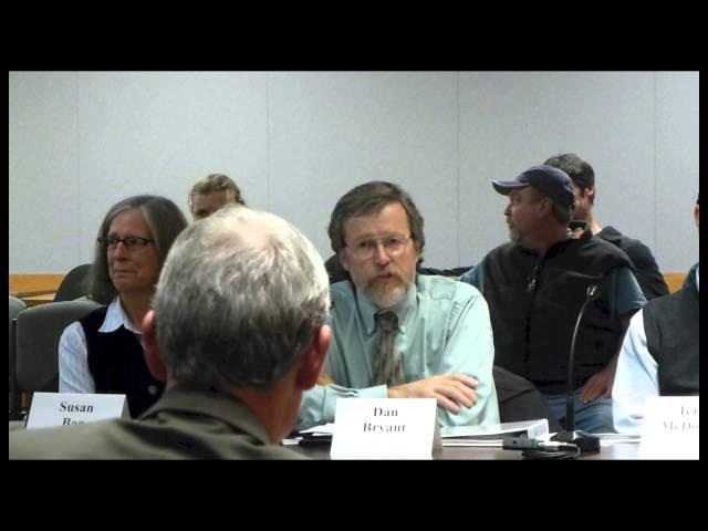 Dan Bryant speaking to Eugene City Council on Nov. 13, 2012