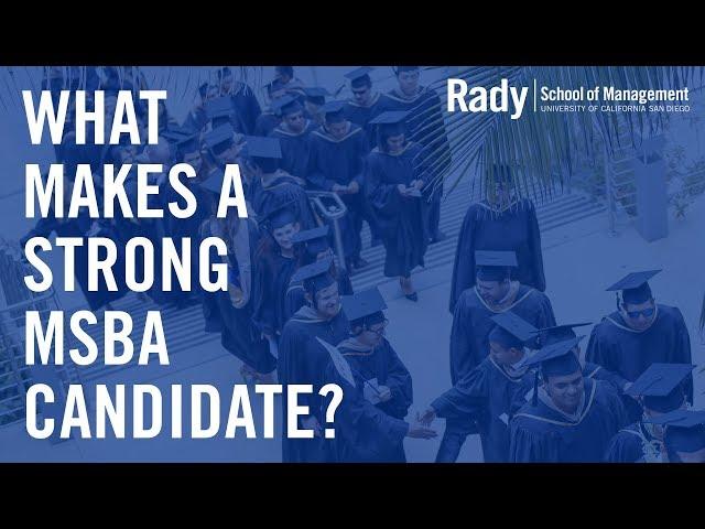 Master of Science in Business Analytics: What Makes a Strong Candidate?