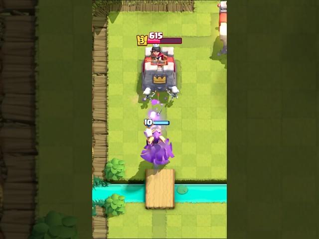 EVOLVED WITCH TROLLING ARENA 1 IN CLASH ROYALE! #clashroyale #shorts