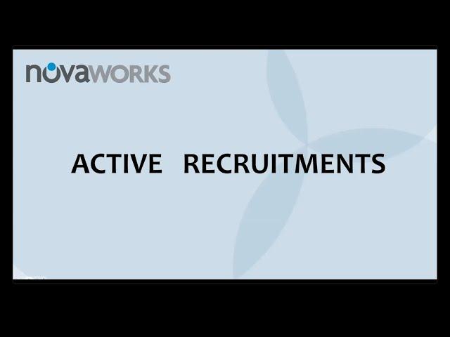 Active Recruitments