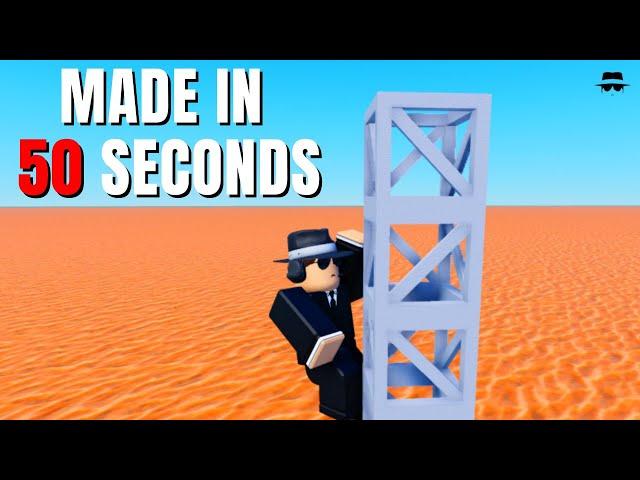 How to Make FLOOR IS LAVA on ROBLOX in 50 Seconds!