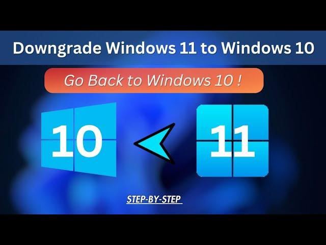 How to Downgrade Windows 11 to Windows 10 2024 | Rollback Windows 11 to 10 | Go Back to Windows 10