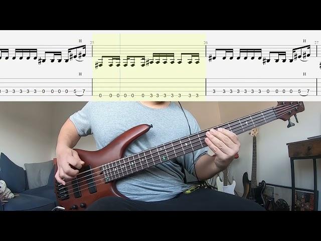 Linkin Park - Somewhere I Belong - Bass Cover + Tabs