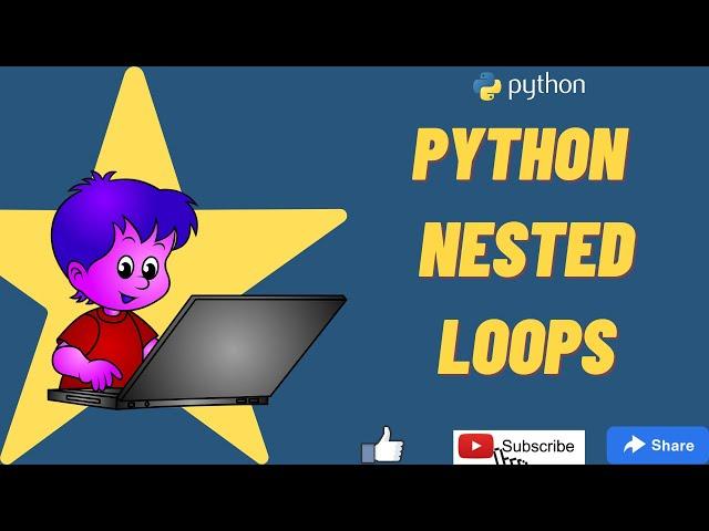 Nested Loops in Python #python #pythonprogramming