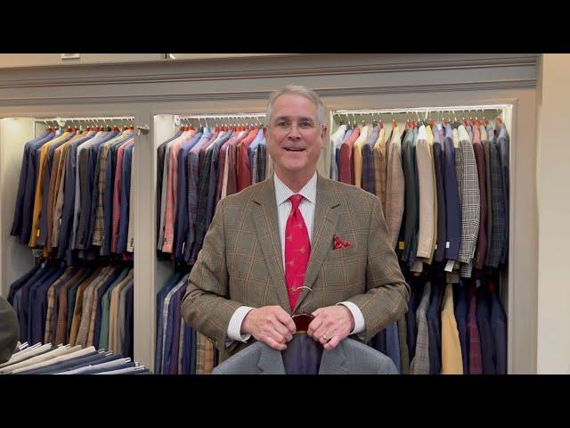 How to fold a Suit or Jacket and Trousers for travel.