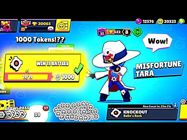 MISFORTUNE Tara Complete 1000 TOKENS Quest! Brawl Stars #4