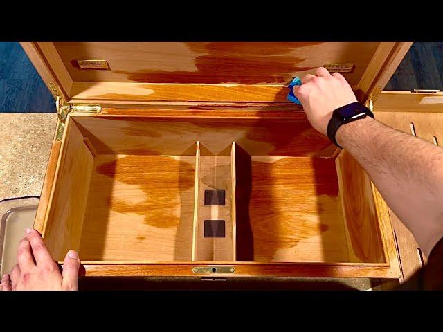 HOW TO Season Your Humidor!!!!(EASY)