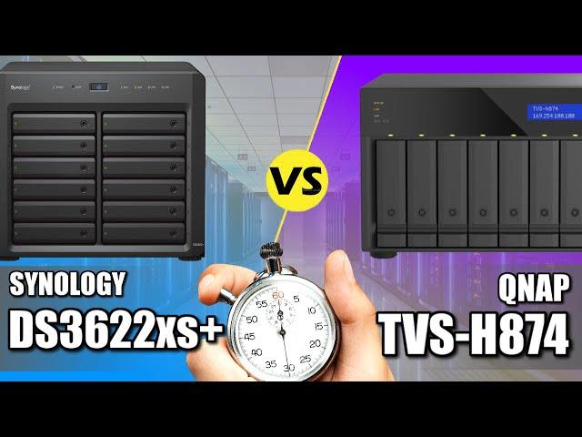 Synology DS3622xs+ vs QNAP TVS-h874 NAS Comparison - As Quick As Possible