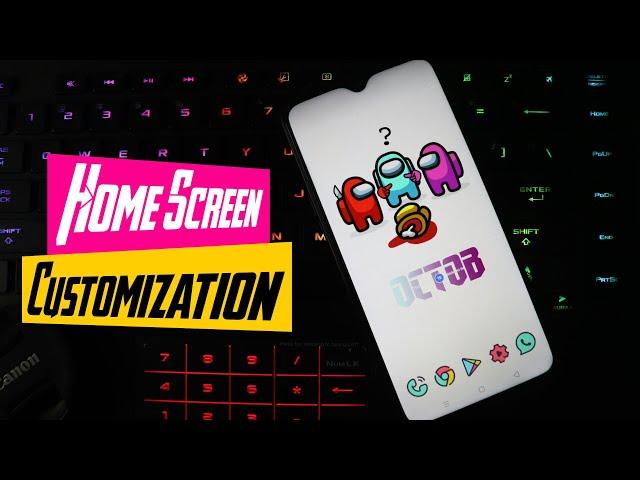 Among Us Android Home Screen Setup & Customization | Best Android Customization 2020 | Gaming Setup