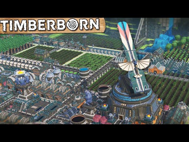 24 Hour Challenge - Build a WONDER in Timberborn Update 6!