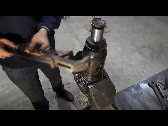 ремонт ручного гидравлического домкрата .repair manual hydraulic Jack