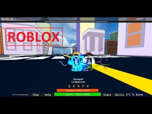 Roblox | My Hero Bizarre Adventures | CREMATION SHOWCASE (OP)