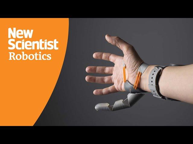 This robotic extra thumb can be controlled by moving your toes