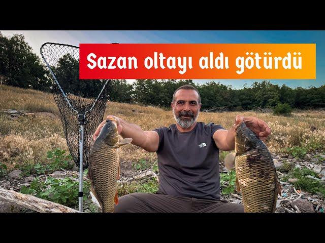 Sazan oltayı aldı götürdü sonra geri getirdi  Bol aksiyonlu bir av oldu