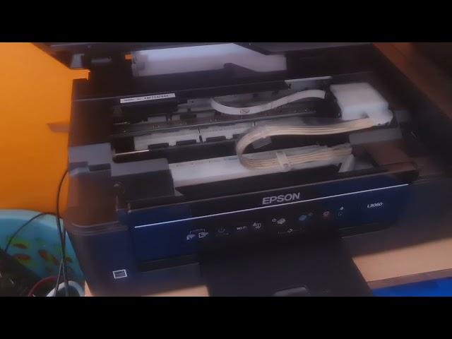 Epson Printer issue Paper and Ink Light Blinking L3060, L3050, L3070 error