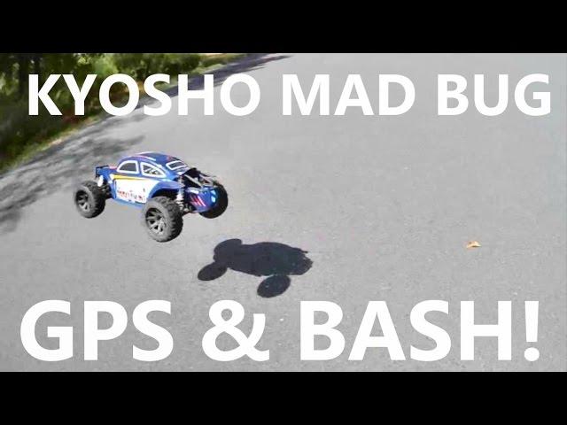 Kyosho  VW mad bug ve GPS speed, bashing test with new servo