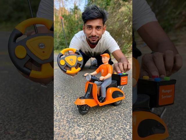 Swiggy Delivery boy RC Scooter  #unboxing