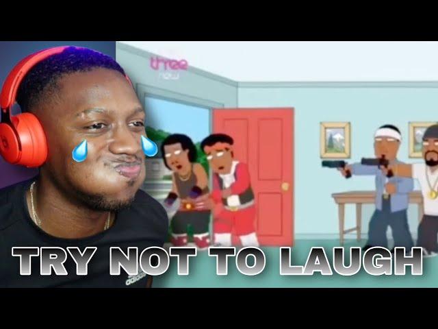 TRY NOT TO LAUGH!!!  (BUT WITH WATER) - Family Guy RISKY BLACK JOKES Compilation | REACTION