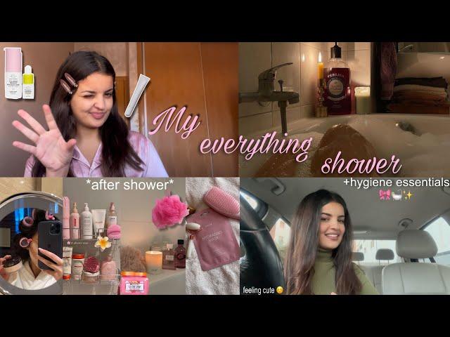 my EVERYTHING shower: Full Self-Care Routine from hair to skin *smell amazing all day* 