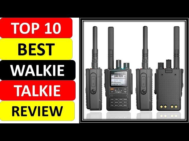 Top 10 Best Walkie Talkie Review in 2021