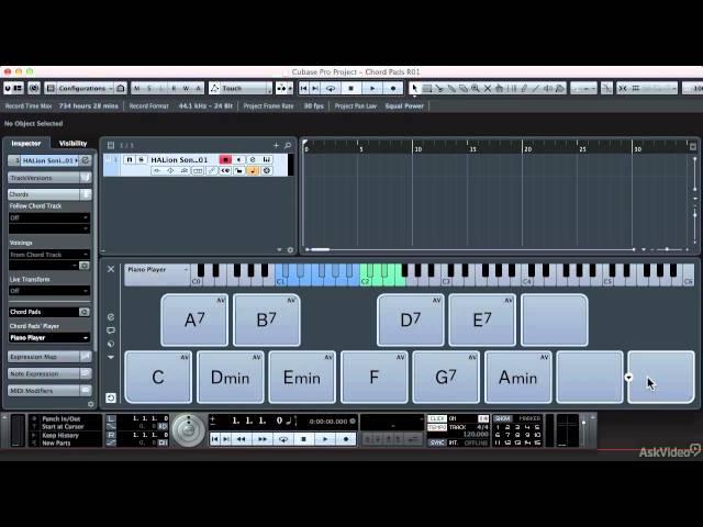 Cubase 8 101: Moving Forward With Cubase 8 - 18. Chord Pad Basics