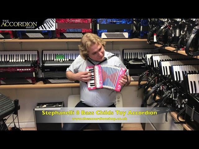 Stephanelli 8 Bass Childs Toy Accordion