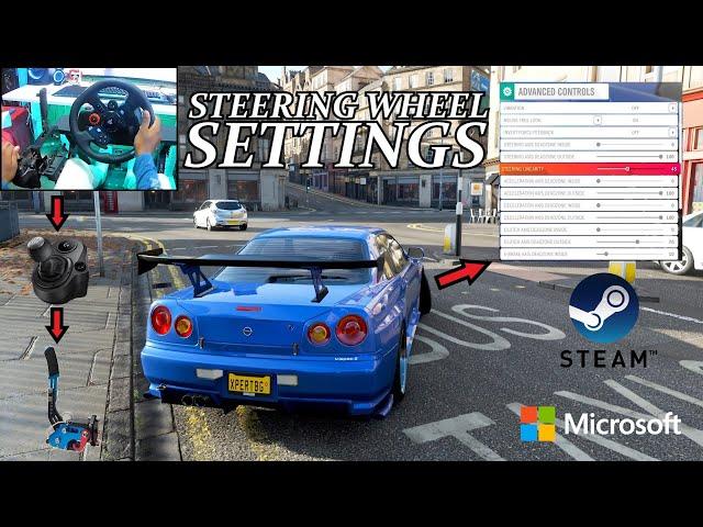 Forza Horizon 4 - Best Wheel Settings | Microsoft and Steam | Logitech G29/G920/G27/G923