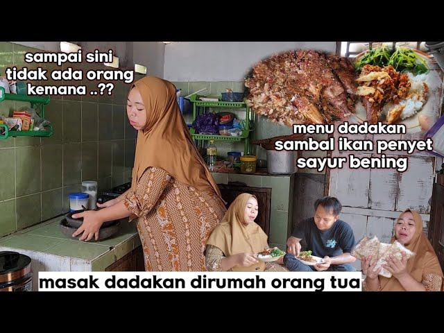 masak dadakan dirumah orang tua