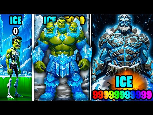 Franklin From Shortest To TALLEST ICE HULK In GTA 5!