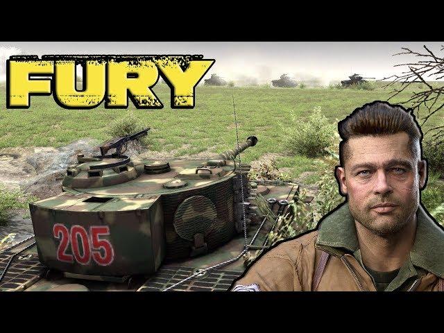 Epic Tiger Tank AMBUSH ! Fury - Cinematic - Men Of war Assault Squad 2