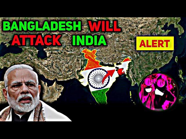 [BANGLADESH VS INDIA] In Nutshell || [SUPER WAR]️#shorts #countryballs #geography #mapping