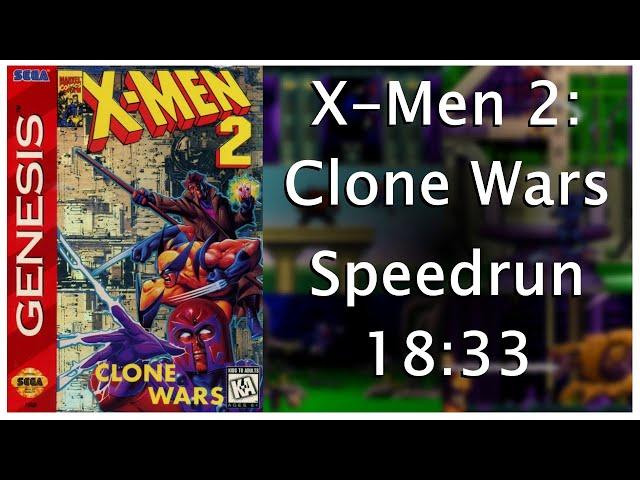 X-Men 2: Clone Wars - Any% Speedrun - 18:33