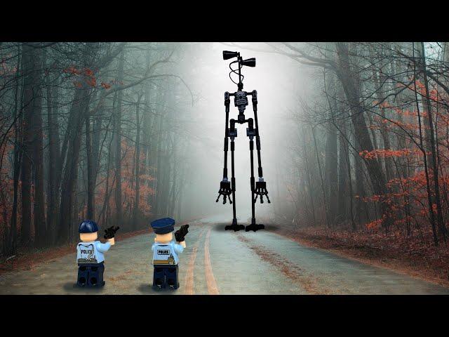 SIREN HEAD vs Police | LEGO Animation | Siren Head