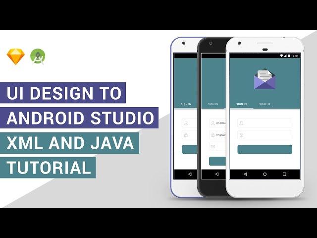 Login Tabs UI Design to Android Studio XML & Java Tutorial