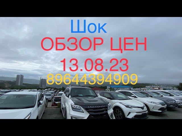 АВТОРЫНОК ВЛАДИВОСТОКА, ОБЗОР ЦЕН 13.08.23, АВТОПОДБОР, НОВОСТИ