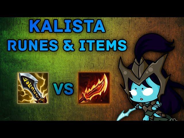 KALISTA  RUNES & ITEMS EXPLAINED | S14 guide