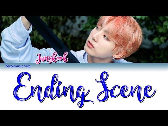 Jungkook (정국) BTS - Ending Scene (이런 엔딩) (IU 아이유 Cover) - 가사 (Sub español+Eng Sub+Rom+Han+Lyrics)