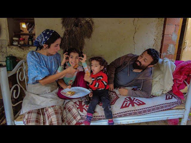 How does an Azerbaijani family live in the village, village work, winter preparation!