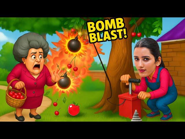 Tree Mein Laga Diya Bomb! Miss T Ka Game Over  Scary Teacher 3D