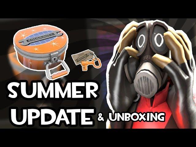 [TF2] WE FINALLY GOT AN UPDATE | SUMMER 2019 COSMETIC CASE OPENING