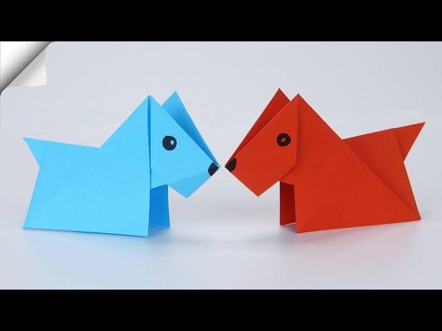 Origami DOG easy | DIY paper crafts