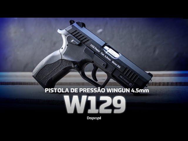 Pistola de Pressão CO2 Win Gun W129 Slide Metal 4.5mm - Review e Teste