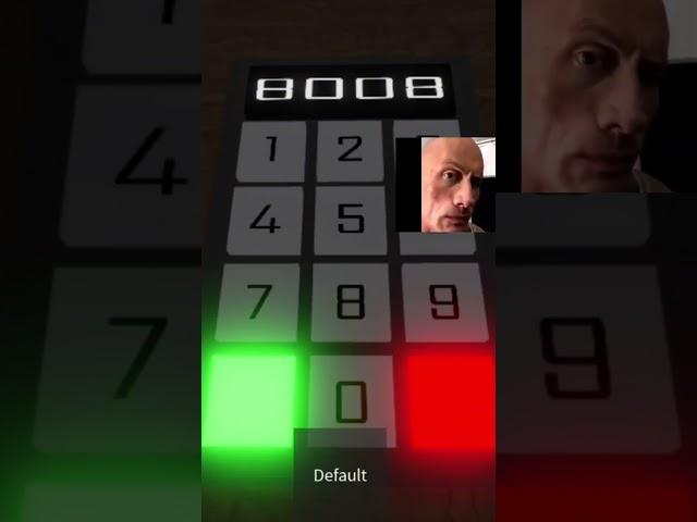 Don't type "8008" On Elude Keypad... | #slapbattles #roblox