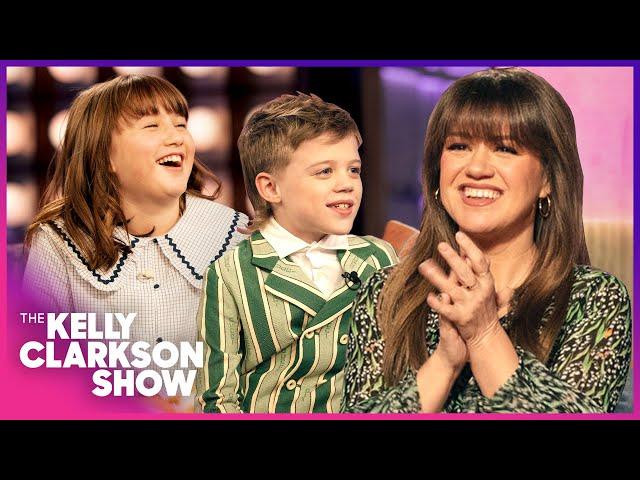 Kelly Clarkson's Adorable Interview With Kids Remy & River Rose